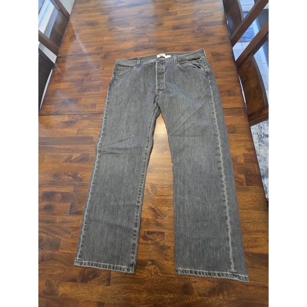 Levi's 501‎ Men's Jeans 40×30 Button Fly  Made In Mexico Cotton Y2k Gen X  Grey